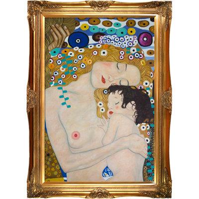 "le tre êta, donna" par gustav klimt,, peinture encadrée