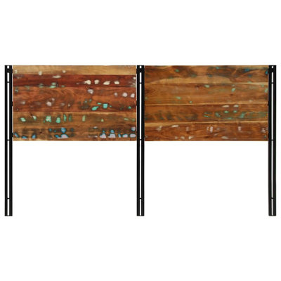 Headboard Solid Wood Reclaimed And Iron