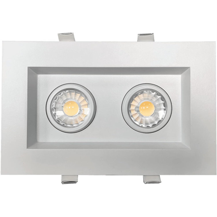 Perlglow 3" 2 Head White 15W ‎1200 Lumens 5CCT Gimbal Light
