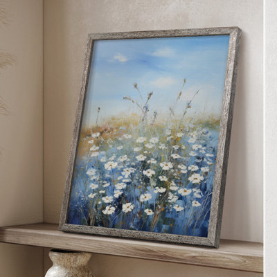 Reproduction encadrée de la série FLORAL - bois massif