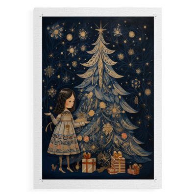 Christmas Holiday Art DCXLVI -Canvas Print Only - NOT FRAMED