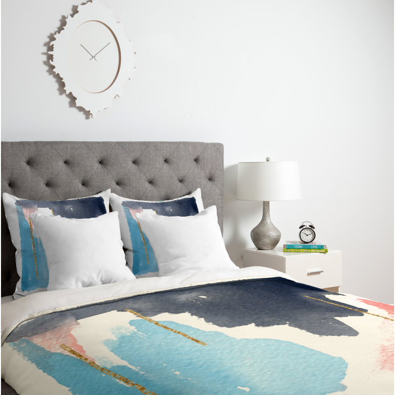 Housse de couette Social Proper Mountains, Housse de couette pour lit simple / TG