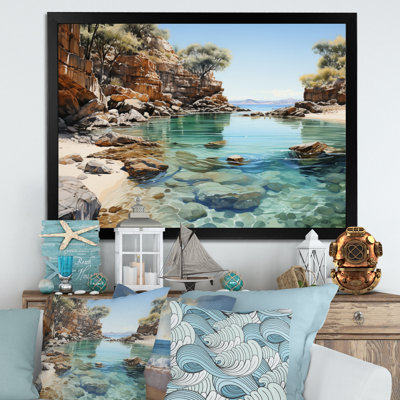 Bevard Rocky Beach Isolé sur toile