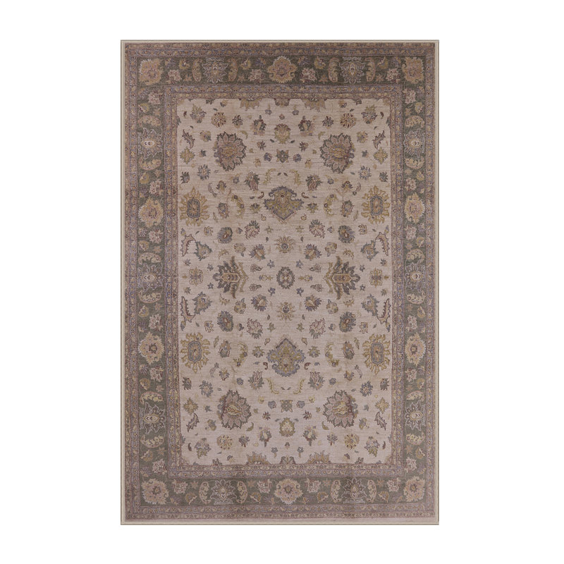 Tapis oriental beige Tatti, Rectangle 4 pi x 6 pi