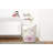 3 Sprouts - Baby Laundry Hamper  - Storage Basket Organizer Bin for Nursery - Swan
