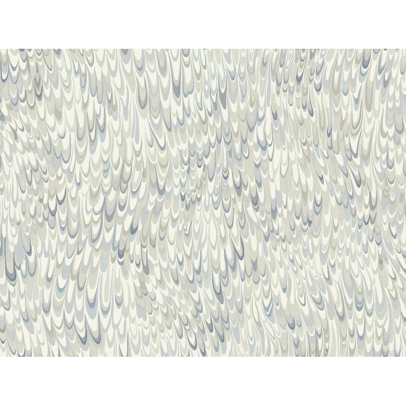 Papier peint Bentina, Bleu