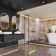 Camino 20"X14" Flush-Mount Rainfall Complete Shower System with Silde Bar and 64 Colors LED