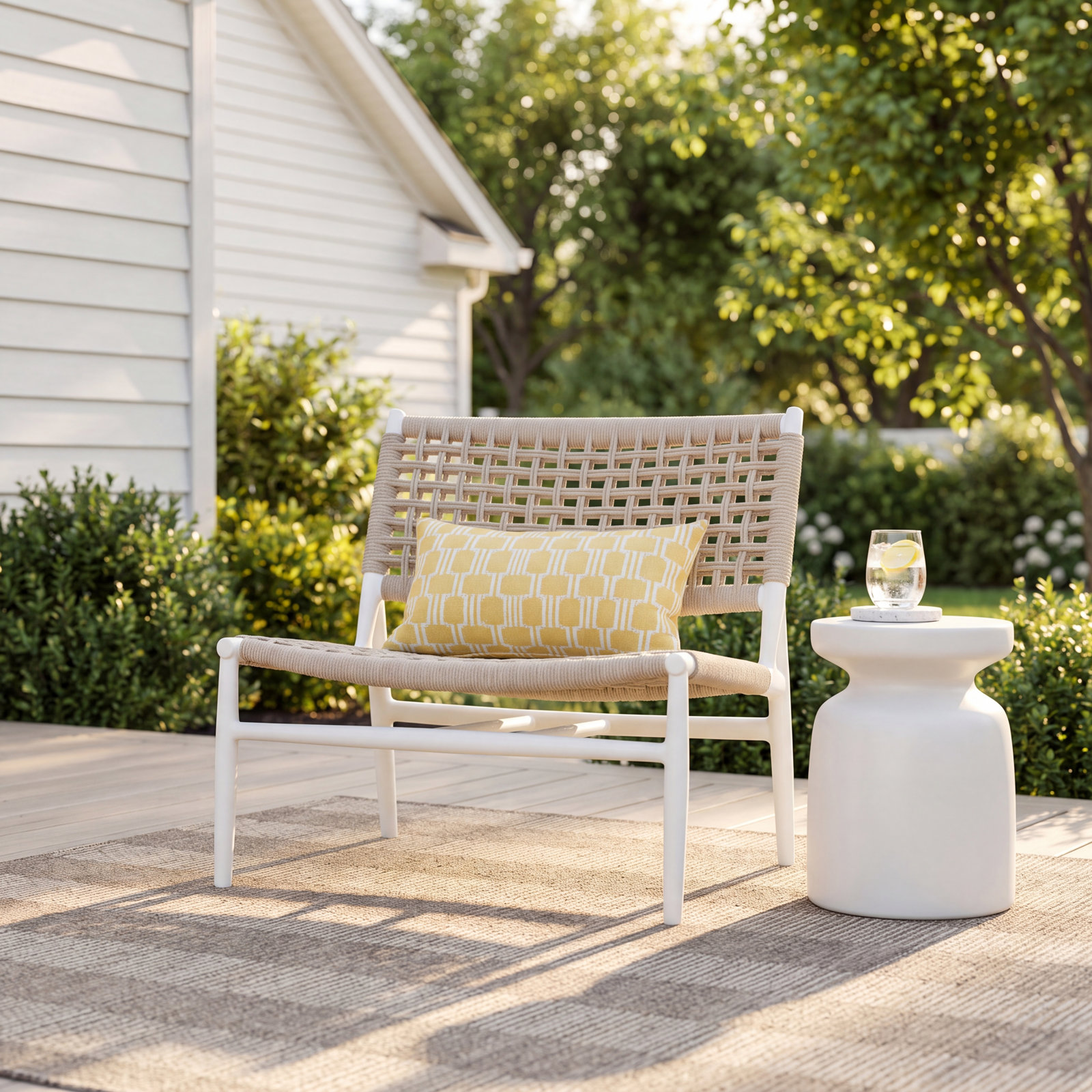Bahia Outdoor Armless Lounge Chair