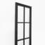 Metal Frame With Glass Barn Door