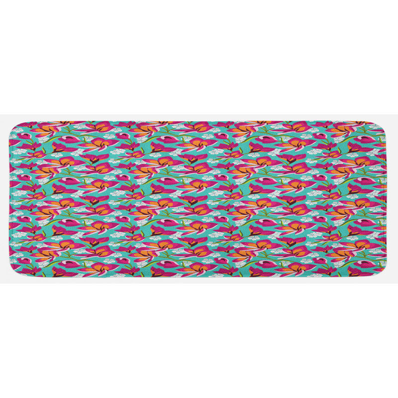 Tapis de cuisine tropical
