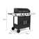 VonHaus 4 - Burner Countertop Natural Gas 9500 BTU Gas Grill with Side Burner and Cabinet