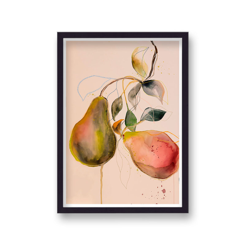 Botanical Pear 01 by Leigh Viner - Single Picture Frame Print