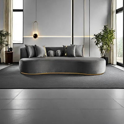 Chaise longue décontractée en flanelle Creative