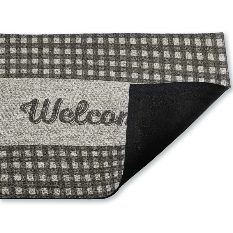  Tapis de porte Farming Welcome Gingham