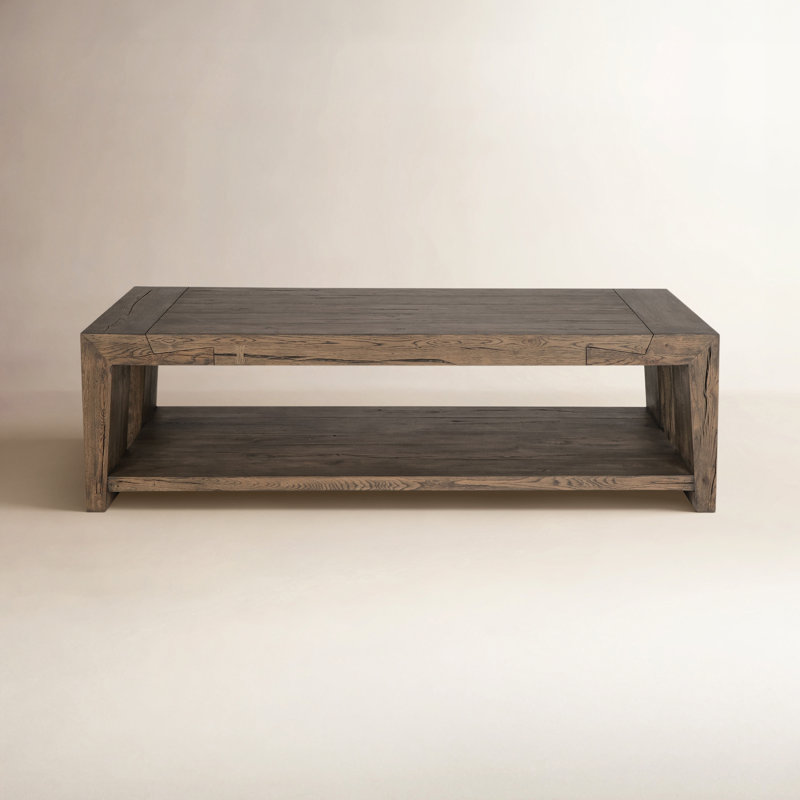 Troy 4 Legs Coffee Table, Brown