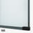 Arden 34" W x 78" H Fixed Framed Shower Screen with 3/8" Striped Fluted Glass