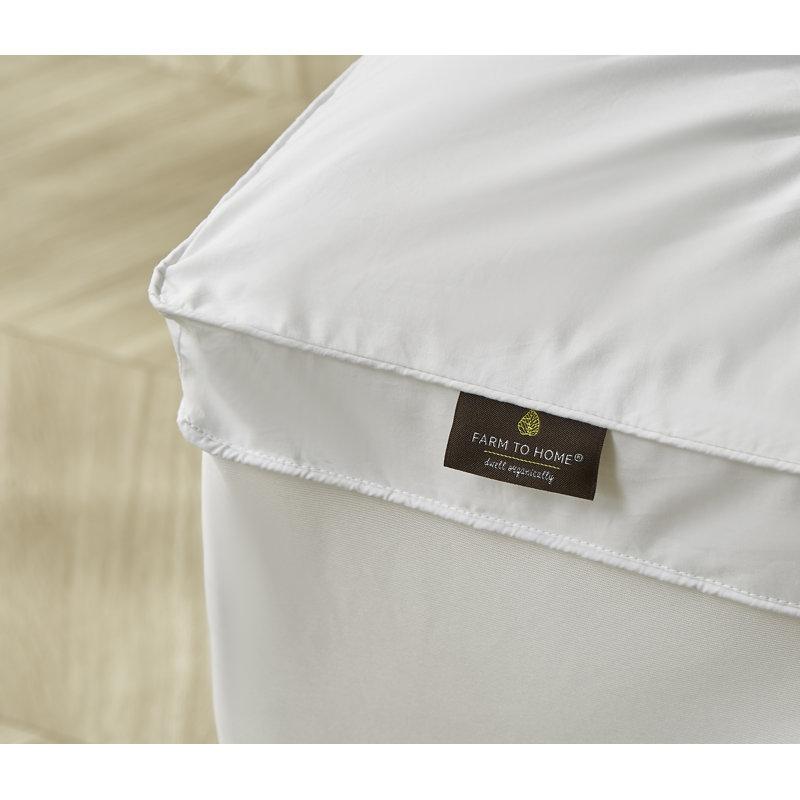 California King White Down Alternative Featherbed Topper