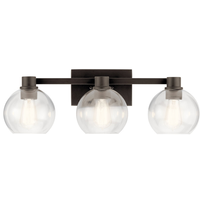 Hoover 3 - Light Dimmable Vanity Light, Olde Bronze