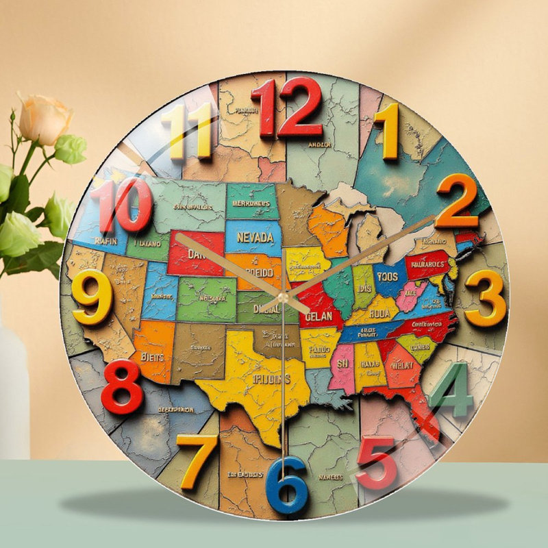 Horloge murale 12 po