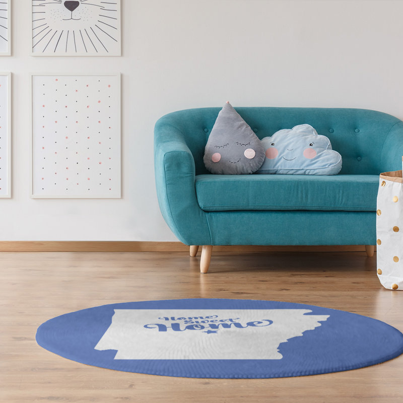 Tapis de poly-chenille en polyester home little rock