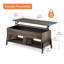 Table basse avec rangement à plateau relevable Clara