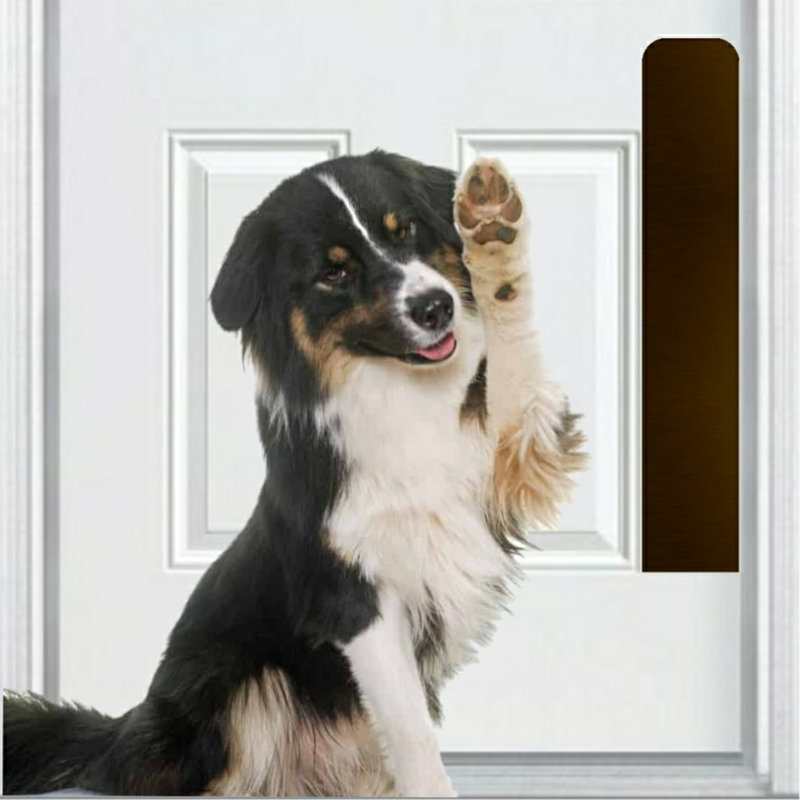 Accessoire de porte pour animaux Acropolis, H 22 po x l 4 po x P 0,04 po, Bronze huilé