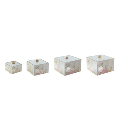 Ensemble de 4 boîtes décoratives