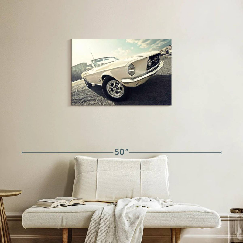 Voiture décapotable Ford Mustang de 1968, H 20 po x l 30 po
