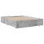 Vidaxl Bed Frame With Drawers Concrete Grey-533798027
