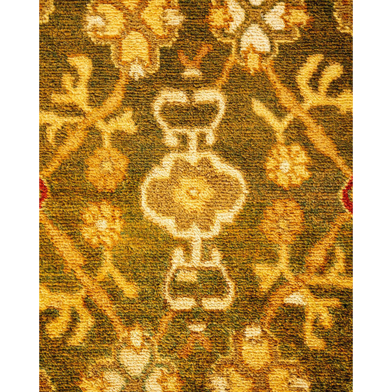 Ottoman One-of-a-Kind 4' 1" x 6' 2" Hand Knotted Area Rug