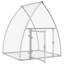 Rabbit Hutch Silver Galvanised Steel-1756660396