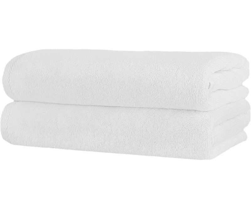 Ensemble de 2 serviettes de bain 100% coton Hotel Collection 28 po x 54 po