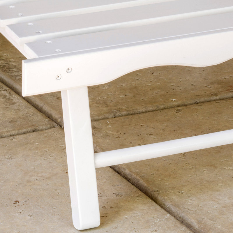 Fauteuil Adirondack, Blanc
