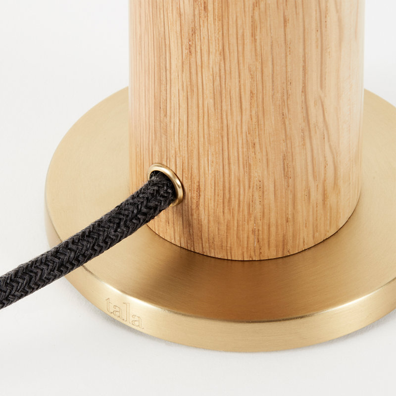Oak Knuckle Table Lamp With Enno US
