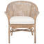 Chaise avec accoudoirs en lin Lucia-450497543
