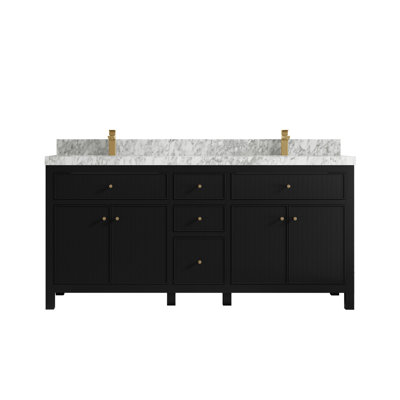 72'' Double Bathroom Vanity with Top