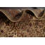 Tapis beige en laine noué à la main de conception unique 5 pi 10 po x 9 pi 1 po New Age