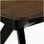 Wood Dining Table ,Walnut+Black