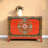 Extra L arge Retro Painted Distressed Accent Trunk