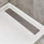 Base de douche ANZZI L x 36 po Base de bac de douche d'angle W avec drain à droite en acrylique marine blanc brillant-112384879