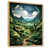 Toile naturelle avec cadre flottant