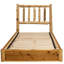 Lit plateforme en bois de cèdre Fireside Lodge-9375056-9375054