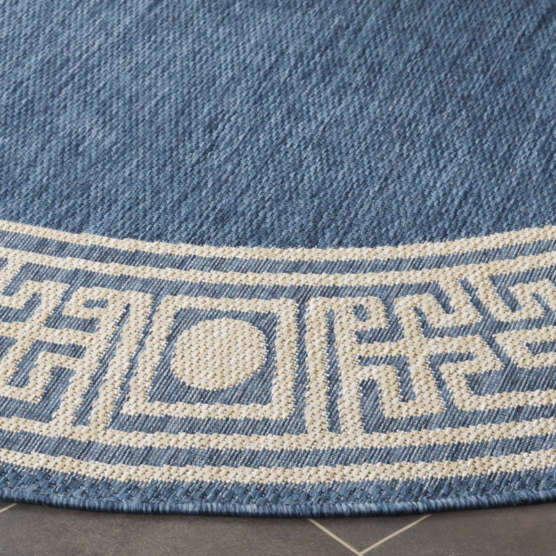 Tapis intérieur / extérieur Omeed Performance, Rond 6 pi 7 po