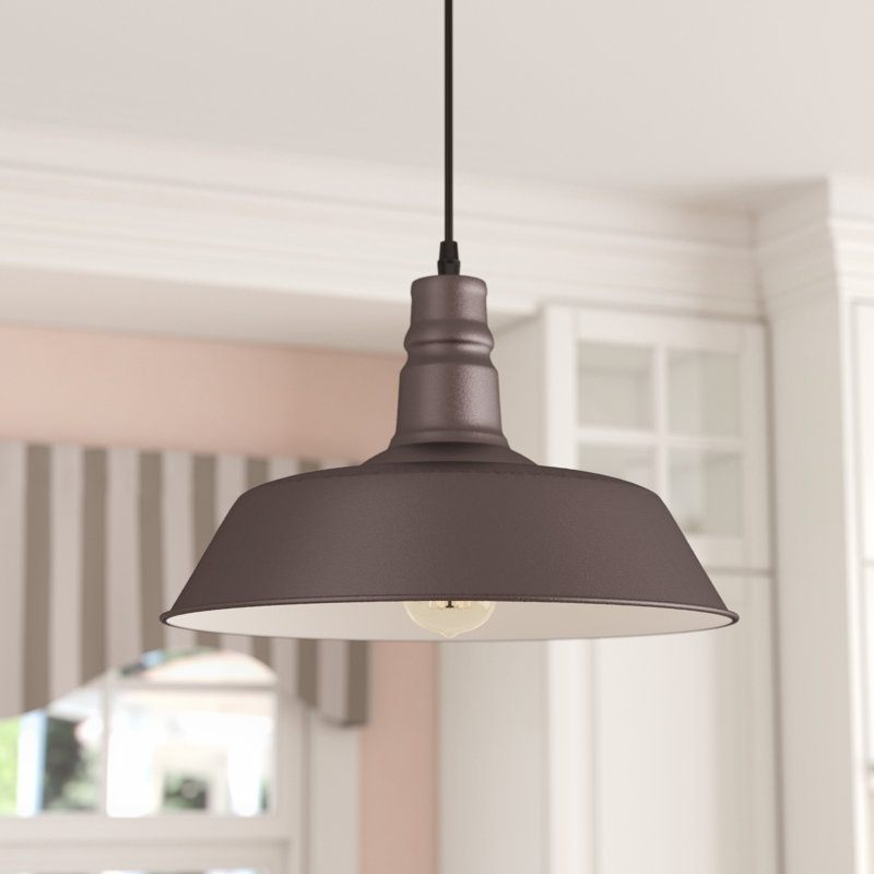 Luminaire suspendu en forme de dôme à 1 lumière Holbeach
