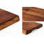 Planche à découper en bois coupé