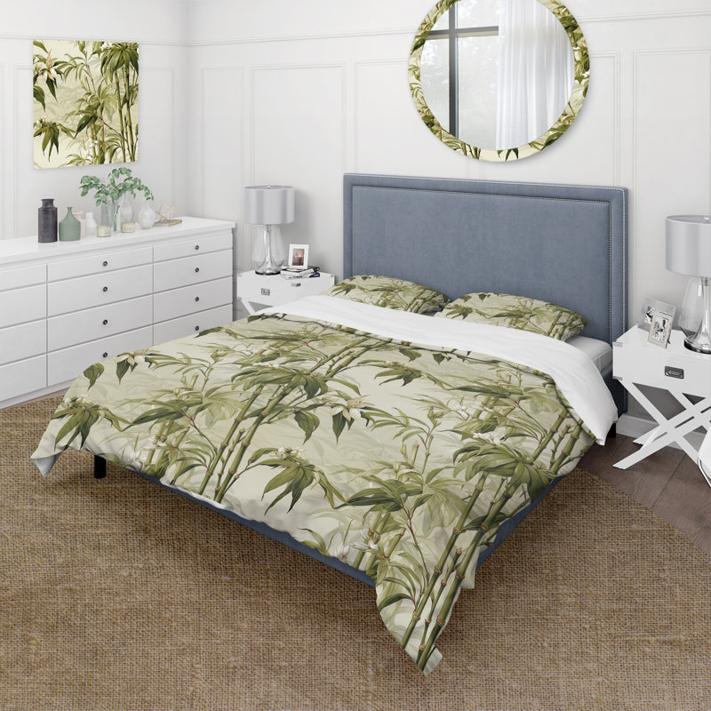 Literie en bambou Bamboo Elegance, Housse de couette simple + 1 taie décorative stan