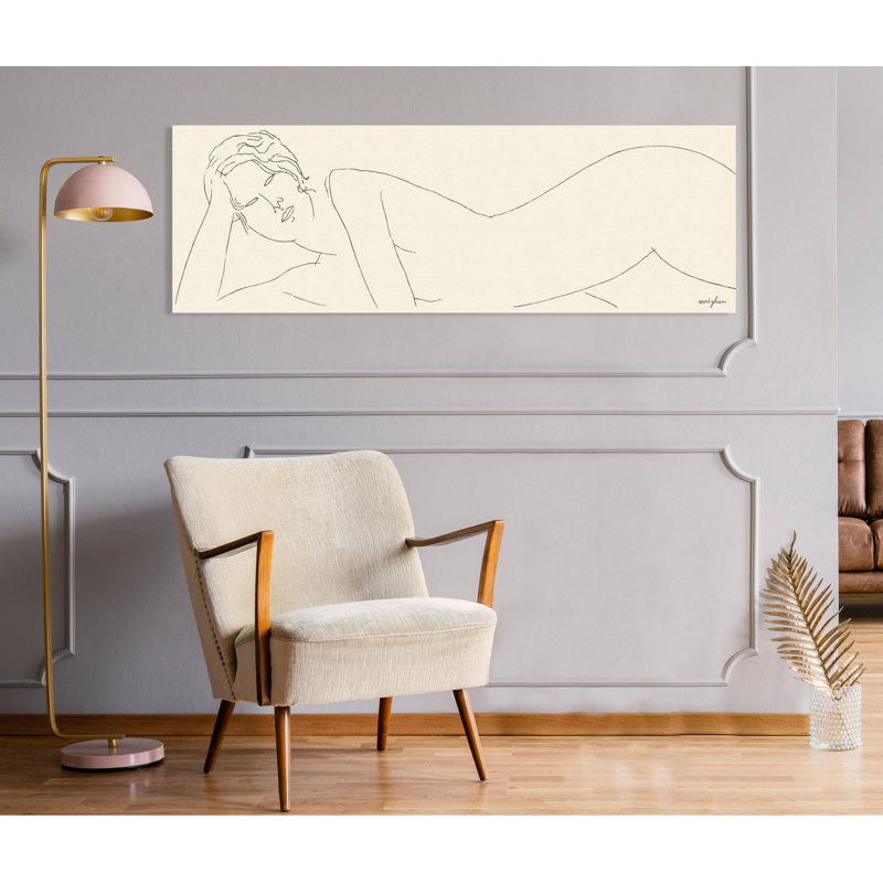 A Lying Nude by Amedeo Modigliani - Wrapped Canvas Print, 40cm H x 120cm W x 4cm D