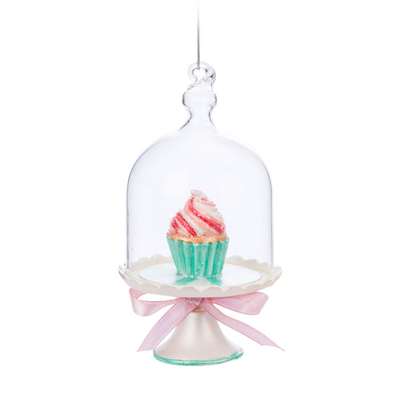 Ornement suspendu Cupcake on Plate