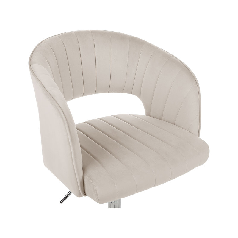 Greger Velvet Conference Chair, Beige