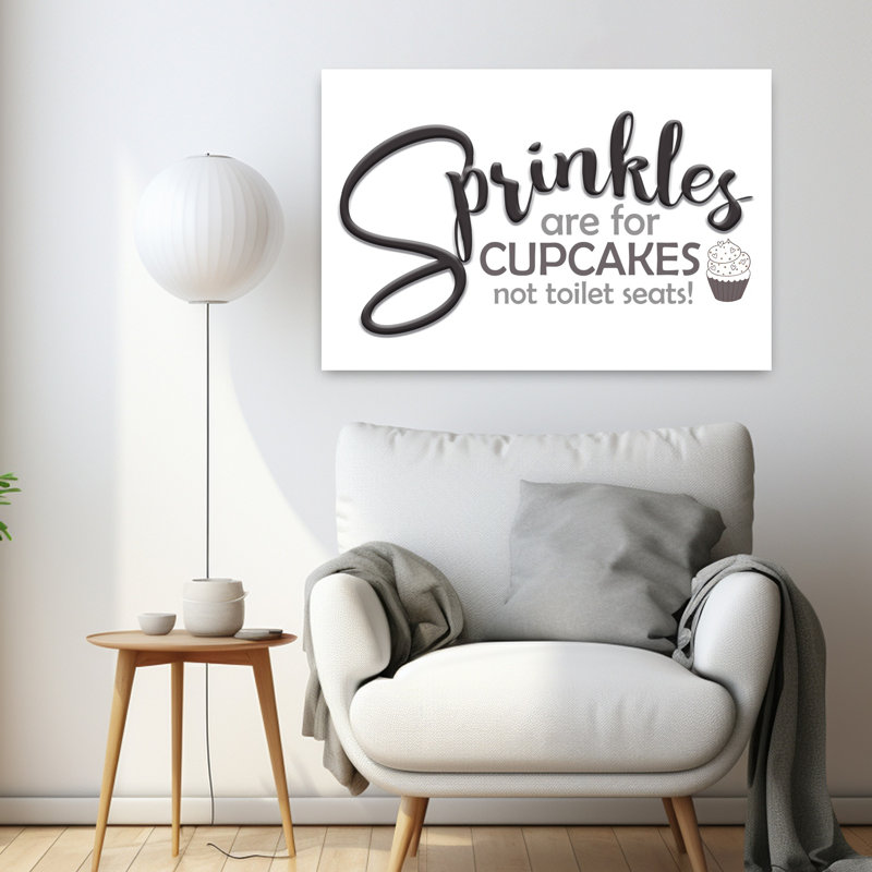 Sprinkles, art abstrait ludique moderne, H 24 po x l 36 po